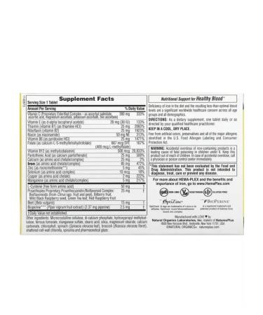 Natures Plus Hema plex for raising iron - Buy Online on GoSupps.com