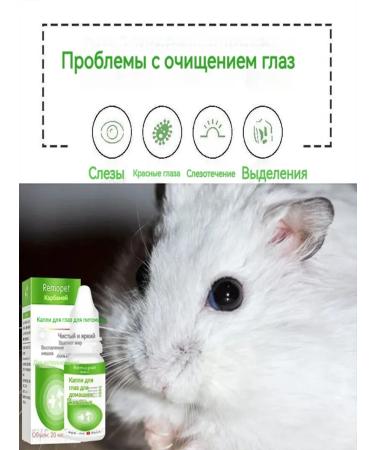 Potion from eye inflammation for hamsters 20 ml - Buy Online on GoSupps.com