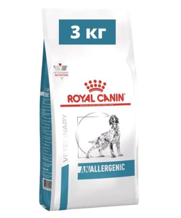 ROYAL CANIN Dry food for dogs for Anallergenic 3 kg allergies - Buy Online on GoSupps.com