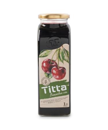Titta Direct pouring juice of cherry 1 l Armenia