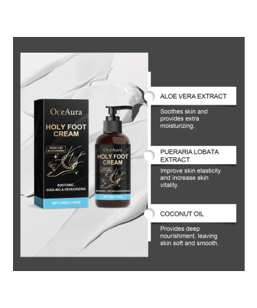 OceAuura moisturizer for foot care cream 100 ml - Buy Online on GoSupps.com
