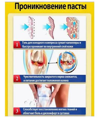 joint ointment from pain in the knees Chinese 55 ml - Buy Online on GoSupps.com