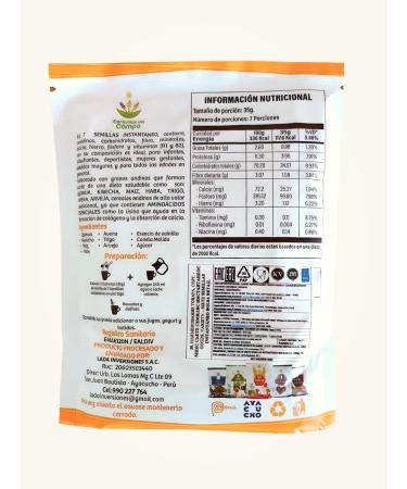 De La Sierra Drink from cereals. Powder natural Peru - Buy Online on GoSupps.com