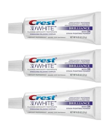 CREST Toothpaste 3D White Brilliance 24 grams 3pcs - Buy Online on GoSupps.com