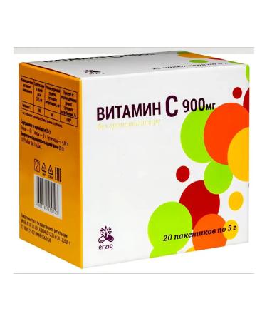 Diet Vitamin C 900 mg without aromatis Sasha No. 20 at 5 g 4 loungers - Buy Online on GoSupps.com