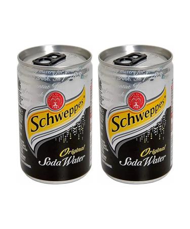 Schweppes Soda Water carbonated drink 2 pcs 150 ml