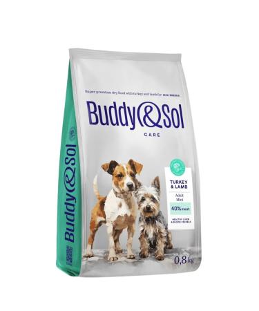 Buddy&Sol Care Dry food with turkey and lamb at dogs of small species 0.8 kg - Buy Online on GoSupps.com