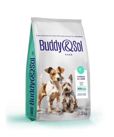 Buddy&Sol Care Dry food with turkey and lamb for dogs of small species 3kg - Buy Online on GoSupps.com