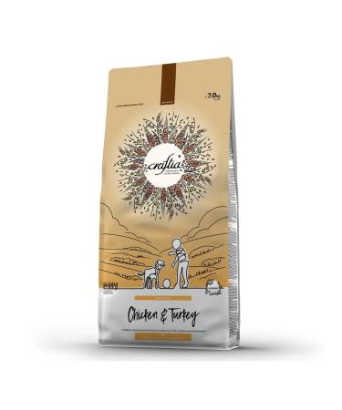CRAFTIA NATURA dry food for puppies of medium and large breeds made from chicken and turkey 7 kg - Buy Online on GoSupps.com