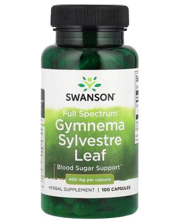 California Gold Nutrition Jimnema Silvestra 100 capsules for weight loss - Buy Online on GoSupps.com