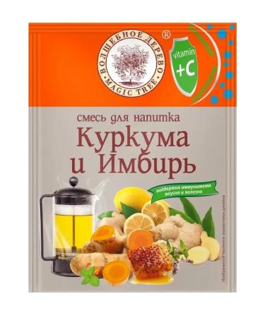 Magic Tree The mixture for the drink of turmeric and ginger and honey 6 pcs - 35g each! Mix - Buy Online on GoSupps.com