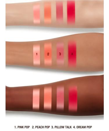 Rhode Blush with a premium grade highlighter Peach Pop - Buy Online on GoSupps.com