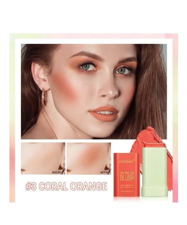 On the go blush cream blush stick 3 in 1 orange - Buy Online on GoSupps.com