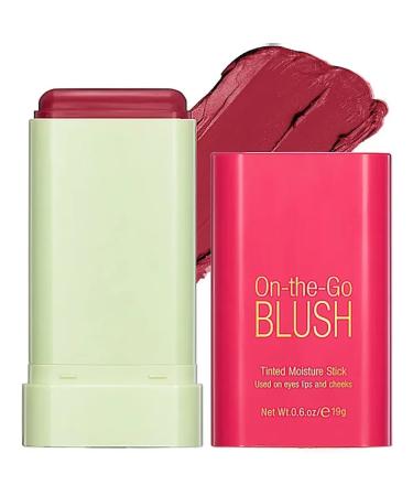On the go blush cream blush stick 3 in 1 dark pink
