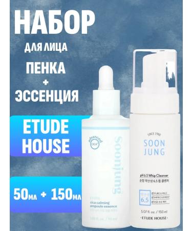 Etude House Facial set of foam + essence