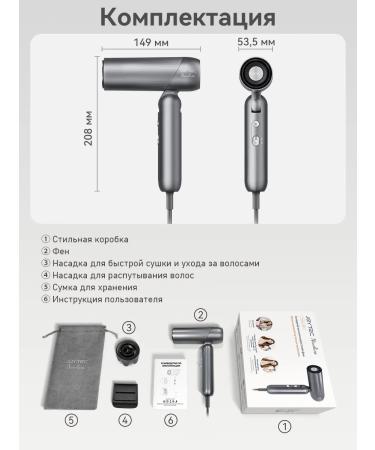 Nowliva hair hair dryer is professional small powerful with nozzles - Buy Online on GoSupps.com