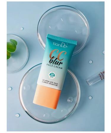 tianDe CC-cream with bluer effects for face SPF 20 - Buy Online on GoSupps.com