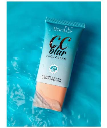 tianDe CC-cream with bluer effects for face SPF 20 - Buy Online on GoSupps.com