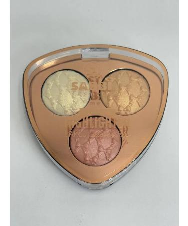 Bingo Room Highlighter Paletka 3 shade shade with shimmer - Buy Online on GoSupps.com