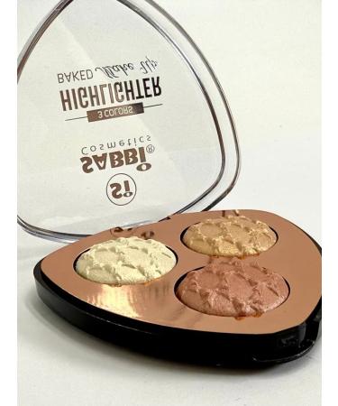 Bingo Room Highlighter Paletka 3 shade shade with shimmer - Buy Online on GoSupps.com