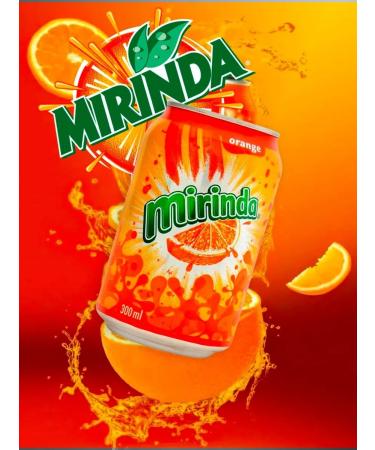 Shipped drink Mirinda 6pcs x 0 3 l - Buy Online on GoSupps.com