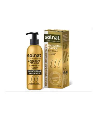 SOLNAT Hair Balm Nicotinic Acid 2% with Argan Oil 150 ml