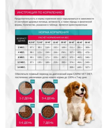 Carni Vet Diet Dry food Puppy Support for puppies with gastrointestinal tract problems - Buy Online on GoSupps.com