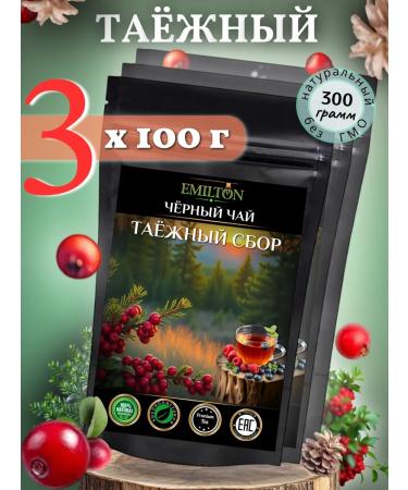 EMILTON Black Taezhny Tea large -leaf 300g