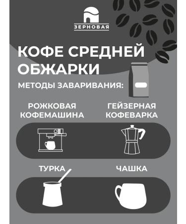 Coffee in grains of 1 kg 100% Arabica Bland "Gestushchenka" - Buy Online on GoSupps.com