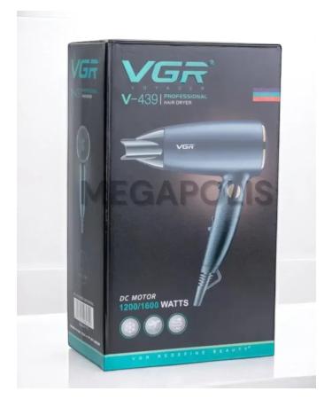 VGR PROFESSIONAL Hair dryer with folding handpiece - Buy Online on GoSupps.com
