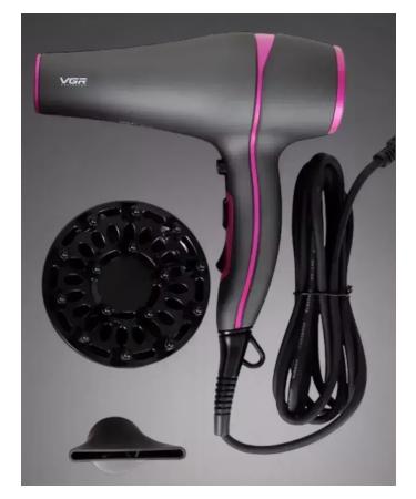 VGR Hair hair dryer with ionization - Buy Online on GoSupps.com