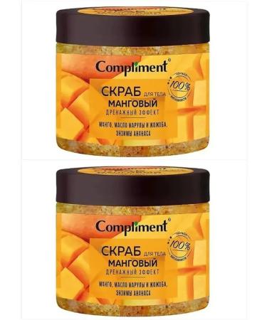 Compliment Body scrub drainage effect is mango 400 ml 2 pcs