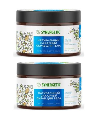 SYNERGETIC Body scrub Kosos and macadamia oil 300ml 2Up