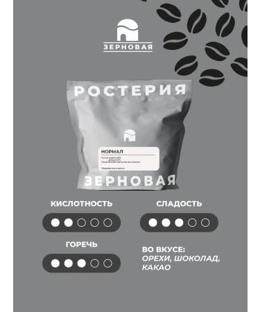 Cereals Coffee in grains 200 g 100 % Arabica blend "Normal" - Buy Online on GoSupps.com