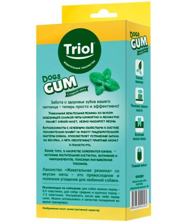 Triol Fun Food delicacy Chewing gum for dogs 60 g 2 pcs - Buy Online on GoSupps.com
