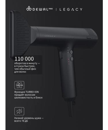 Dewal Legacy LD-1889 Black - Buy Online on GoSupps.com