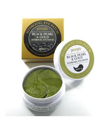 Petitfee Patches Black Pearl & Gold Eye Patch 60 pcs