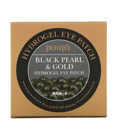 Petitfee Patches Black Pearl & Gold Eye Patch 60 pcs - Buy Online on GoSupps.com