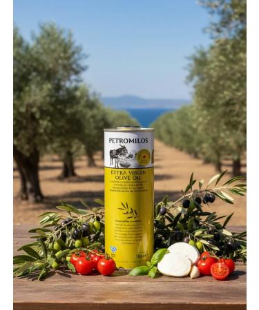 PETROMILOS Olive oil first spin Extra Virgin 500 ml b b b - Buy Online on GoSupps.com