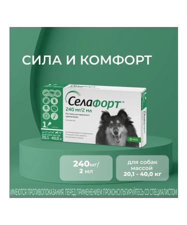 KRKA Sealess 240 mg for dogs weighing 20 to 40 kg