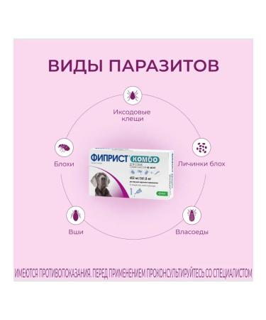 KRKA Fiprist Combo for dogs 40 - 60 kg 1 pipette - Buy Online on GoSupps.com