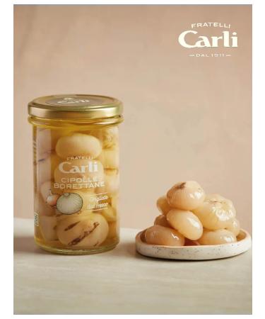 Fratelli Carli Grilled onion Borrettan 280g - Buy Online on GoSupps.com
