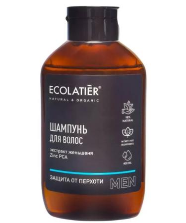 ECOLATIER Male shampoo for dandruff 400 ml