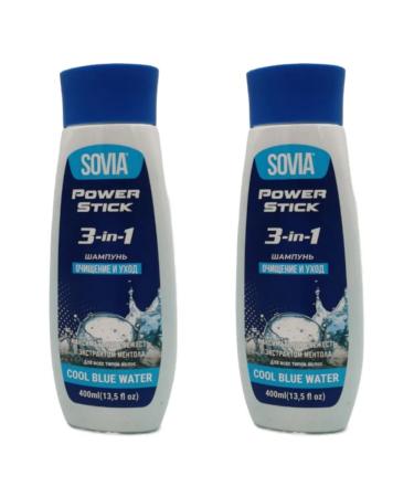 Sovia Male shampoo 2 pieces of 400 ml. Cleaning and care 3B1