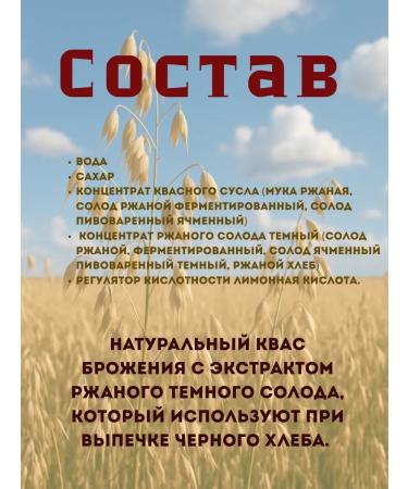 Lida Kvass Lidsky dark 1.5 liters 6 pieces - Buy Online on GoSupps.com