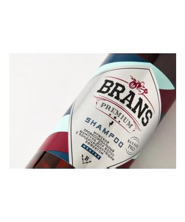 Brans Premium Male professional hair shampoo with air conditioning - Buy Online on GoSupps.com