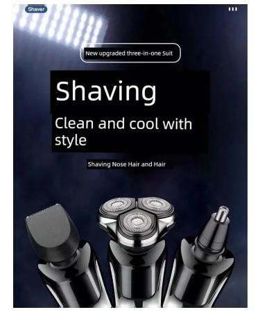 Electric blower classic 3 blades+nasal trimmer+bacenbard - Buy Online on GoSupps.com