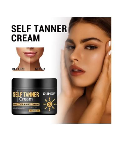 Ouhoe tan cream in a solarium with a bronzer 120ml