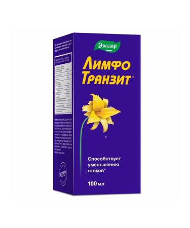 Evalar Lymph transit concentrate of drink 100 ml 1 pc