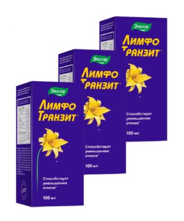 Evalar Lymph transit concentrate of a drink 100 ml 3 pcs